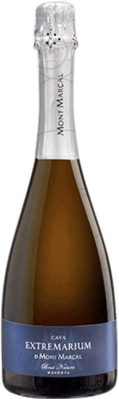 14,95 € Envío gratis | Espumoso blanco Mont Marçal Extremarium Brut Nature Reserva D.O. Cava Cataluña España Macabeo, Xarel·lo, Chardonnay, Parellada Botella 75 cl