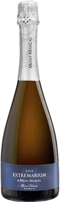 14,95 € Free Shipping | White Sparkling Wine Mont Marçal Extremarium Brut Nature Reserve — Aged D.O. Cava Catalonia Spain Macabeo, Xarel·lo, Chardonnay, Parellada 75 cl