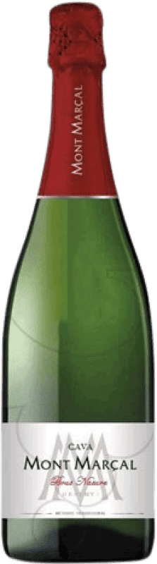 10,95 € Envío gratis | Espumoso Blanco Mont Marçal Brut Nature D.O. Cava Cataluña España Macabeo, Xarel·lo, Chardonnay, Parellada 75 cl