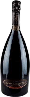 35,95 € Бесплатная доставка | Белое игристое вино Maria Casanovas Brut Nature — Брют Натюр Гран Резерва D.O. Cava Каталония Испания Pinot Noir — Пино Нуар, Macabeo — Макабео, Xarel·lo — Шарелло, Chardonnay — Шардоне, Parellada — Парельяда Бутылка Магнум 1,5 L
