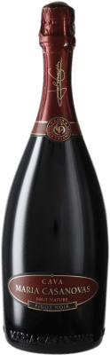 26,95 € 免费送货 | 玫瑰气泡酒 Maria Casanovas Rosat Brut Nature D.O. Cava 加泰罗尼亚 西班牙 Pinot Black 瓶子 75 cl