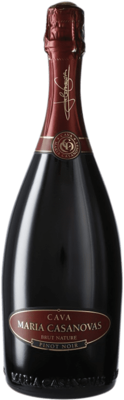 27,95 € 免费送货 | 玫瑰气泡酒 Maria Casanovas Rosat Brut Nature D.O. Cava 加泰罗尼亚 西班牙 Pinot Black 瓶子 75 cl