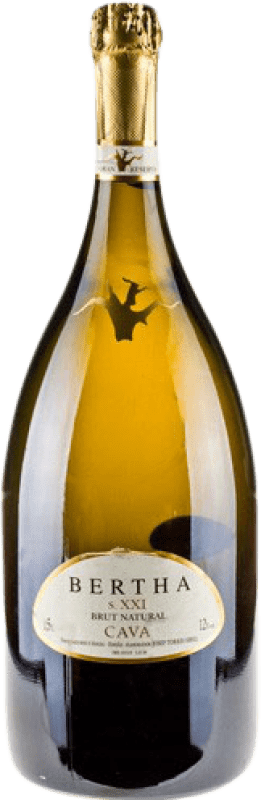 79,95 € Envoi gratuit | Vin Mousseux Blanc Bertha S.XXI Brut Nature Grande Réserve D.O. Cava Catalogne Espagne Macabeo — Macabeu, Xarel·lo, Chardonnay, Parellada Bouteille Magnum 1,5 L