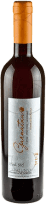8,95 € Envío gratis | Vino Generoso Fortificado U Més U 1 + 1 Igual a 3 D.O. Catalunya Cataluña España Garnacha Botella Medium 50 cl