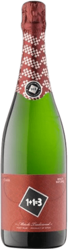 13,95 € 免费送货 | 白起泡酒 U Més U 1 + 1 Igual a 3 Brut Nature 年轻的 D.O. Cava 加泰罗尼亚 西班牙 Macabeo, Xarel·lo, Parellada 瓶子 75 cl