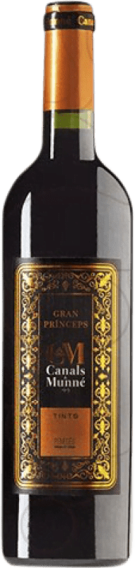 13,95 € Spedizione Gratuita | Vino Rosso Canals & Munné Gran Prínceps Crianza — Invecchiato in Botte D.O. Penedès Catalogna Spagna Tempranillo, Merlot, Cabernet Sauvignon 75 cl