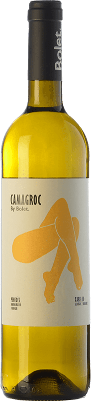 7,95 € Envío gratis | Vino Blanco Bolet Camagroc Joven D.O. Penedès Cataluña España Xarel·lo Eco — Ecológico Botella 75 cl