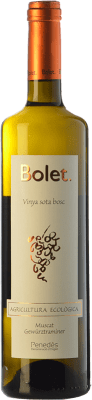 10,95 € Spedizione Gratuita | Vino Bianco Bolet Vinya Sota el Bosc Giovane D.O. Penedès Catalogna Spagna Moscato, Gewürztraminer Eco — Biologico 75 cl