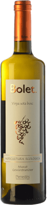 10,95 € Envío gratis | Vino blanco Bolet Vinya Sota el Bosc Ecológico Joven D.O. Penedès Cataluña España Moscato, Gewürztraminer Botella 75 cl