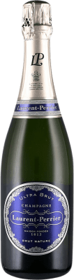 97,95 € Бесплатная доставка | Белое игристое Laurent Perrier Ultra брют Гранд Резерв A.O.C. Champagne Франция Pinot Black, Chardonnay бутылка 75 cl