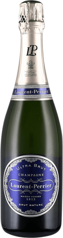 97,95 € 送料無料 | 白のスパークリングワイン Laurent Perrier Ultra Brut — ブリュット グラン・レセルバ A.O.C. Champagne シャンパン フランス Pinot Noir — ピノ・ノワール, Chardonnay — シャルドネ 75 cl
