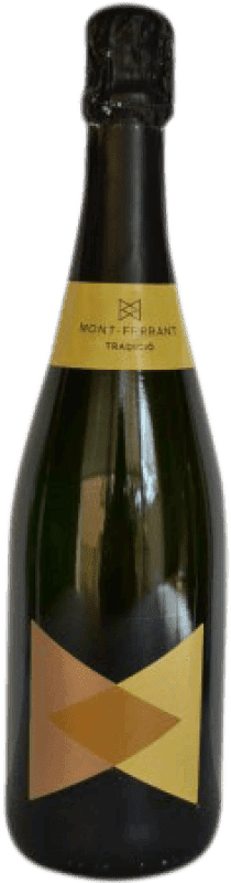 54,95 € 送料無料 | 白スパークリングワイン Mont-Ferrant Brut 若い D.O. Cava カタロニア スペイン Macabeo, Xarel·lo, Parellada ボトル 75 cl