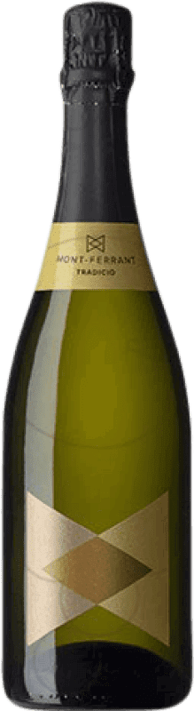 10,95 € Spedizione Gratuita | Spumante Bianco Mont-Ferrant Brut Giovane D.O. Cava Catalogna Spagna Macabeo, Xarel·lo, Parellada 75 cl