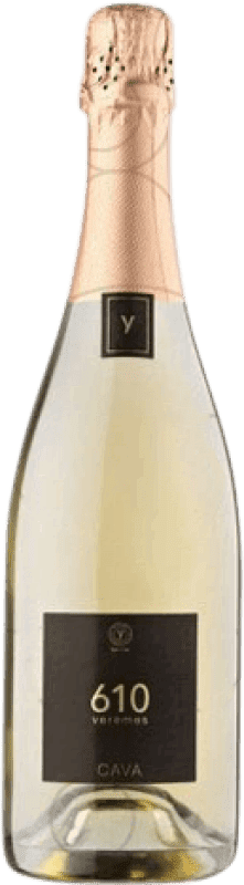 11,95 € 免费送货 | 白起泡酒 Vinyes Singulars 610 Vereme Brut Nature 年轻的 D.O. Cava 加泰罗尼亚 西班牙 Xarel·lo 瓶子 75 cl