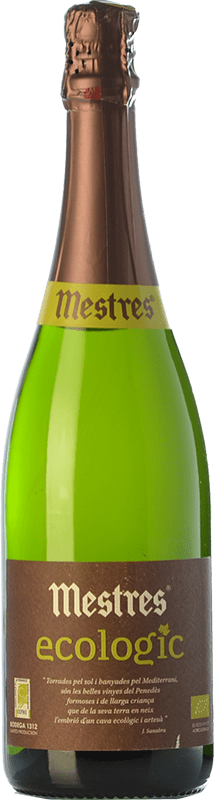 13,95 € Free Shipping | White sparkling Mestres Ecológico Brut Reserve D.O. Cava Catalonia Spain Macabeo, Xarel·lo, Parellada Bottle 75 cl