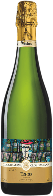 85,95 € 送料無料 | 白スパークリングワイン Mestres Clos Damiana ブルットの自然 グランド・リザーブ D.O. Cava カタロニア スペイン Macabeo, Xarel·lo, Parellada ボトル 75 cl