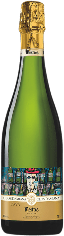 89,95 € Kostenloser Versand | Weißer Sekt Mestres Clos Damiana Brut Nature Große Reserve — Lange Reifung D.O. Cava Katalonien Spanien Macabeo, Xarel·lo, Parellada 75 cl