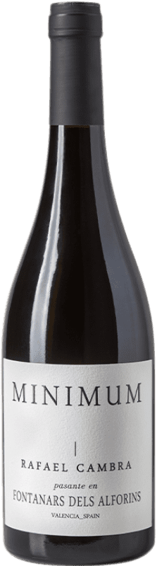 17,95 € Kostenloser Versand | Rotwein Rafael Cambra Minimum D.O. Valencia Valencianische Gemeinschaft Spanien Monastrell 75 cl