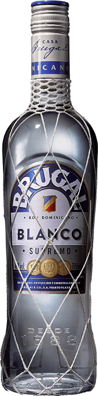 18,95 € 免费送货 | 朗姆酒 Brugal Blanco Supremo 多明尼加共和国 瓶子 70 cl