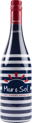 7,95 € Free Shipping | Sangria Wine Lemonade Sort del Castell Mar & Sol Spain Bottle 75 cl