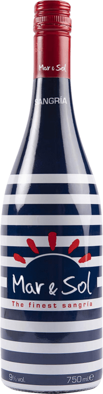 7,95 € Free Shipping | Sangria Wine Lemonade Sort del Castell Mar & Sol Spain 75 cl