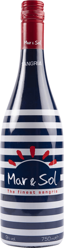 6,95 € Kostenloser Versand | Sangriawein Sort del Castell Mar & Sol Spanien Flasche 75 cl