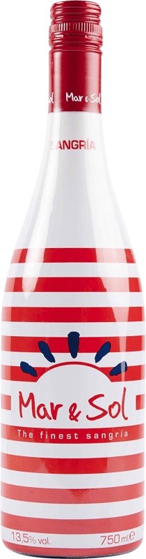 7,95 € Бесплатная доставка | Сангрия и винный лимонад Sort del Castell Mar & Sol Zurra Испания 75 cl