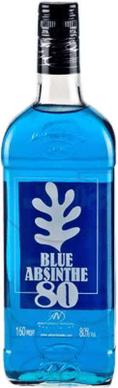 25,95 € Envio grátis | Absinto Antonio Nadal 80 Blue — Edição Azul Espanha Garrafa 70 cl