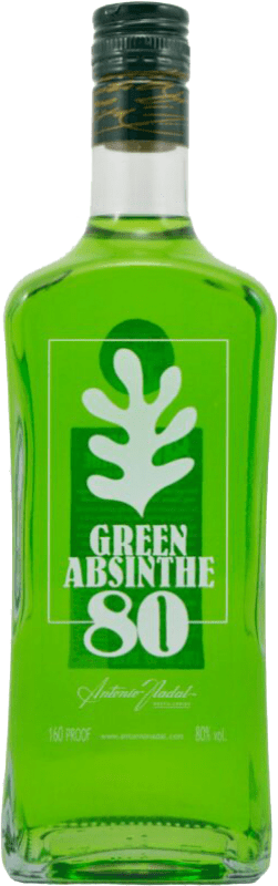 27,95 € Envio grátis | Absinto Antonio Nadal 80 Green — Edição Verde Espanha 70 cl