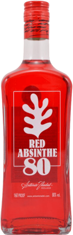 27,95 € Kostenloser Versand | Absinth Antonio Nadal 80 Red Spanien Flasche 70 cl