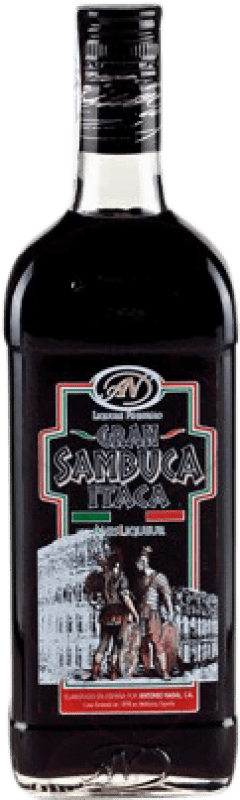 11,95 € Free Shipping | Aniseed Antonio Nadal Sambuca Itaca Black Spain Bottle 70 cl