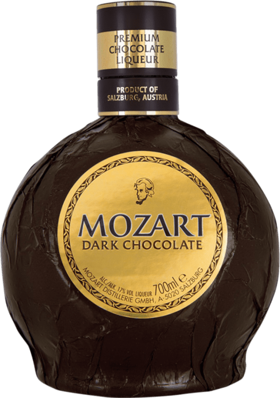 16,95 € 免费送货 | 利口酒霜 Suntory Mozart Chocolate Black 奥地利 瓶子 70 cl