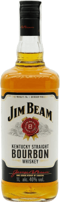 19,95 € Envío gratis | Whisky Bourbon Jim Beam Estados Unidos 1 L