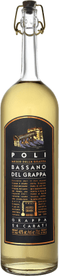 39,95 € Spedizione Gratuita | Grappa Poli Bassano 24 Carati Edizione Oro Italia 70 cl