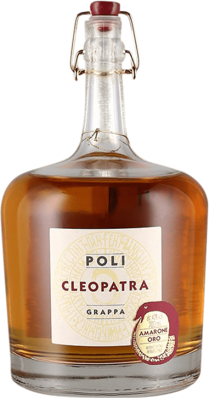 51,95 € Envío gratis | Grappa Poli Cleopatra Amarone Oro Italia Botella 70 cl