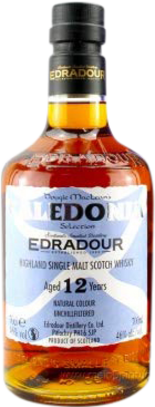 59,95 € Envio grátis | Whisky Single Malt Edradour Caledonia Reino Unido 12 Anos Garrafa 70 cl