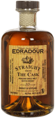 68,95 € 免费送货 | 威士忌单一麦芽威士忌 Edradour Straigt from the Cask 英国 10 岁 瓶子 Medium 50 cl