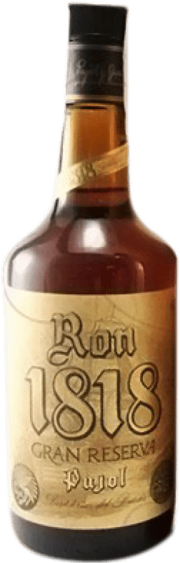 24,95 € Kostenloser Versand | Rum Pujol 1818 Extra Añejo Große Reserve Spanien Flasche 70 cl