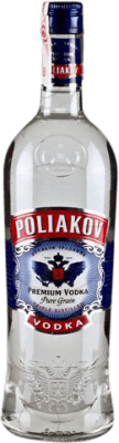 14,95 € Бесплатная доставка | Водка Bardinet Poliakov Франция бутылка 1 L