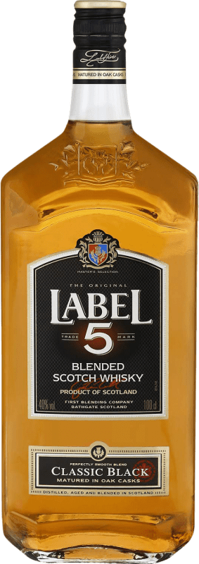 19,95 € Envio grátis | Whisky Blended Bardinet Label Reino Unido 5 Anos 1 L