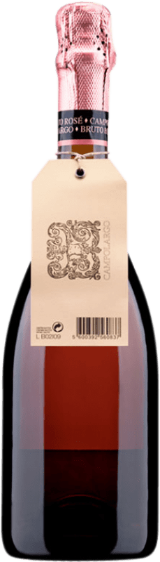 15,95 € Kostenloser Versand | Rosé Sekt Campolargo Brut Reserve I.G. Portugal Portugal Spätburgunder Flasche 75 cl