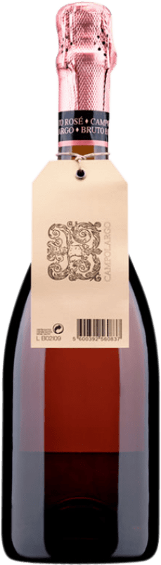 16,95 € Envoi gratuit | Vin Mousseux Rosé Campolargo Brut Réserve I.G. Portugal Portugal Pinot Noir Bouteille 75 cl