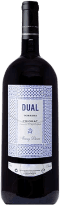 29,95 € Free Shipping | Red wine Alvarez Duran Dual Aged D.O.Ca. Priorat Catalonia Spain Merlot, Syrah, Grenache, Cabernet Sauvignon, Mazuelo, Carignan, Grenache White Magnum Bottle 1,5 L