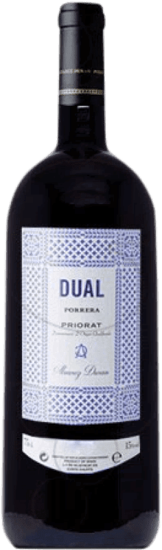 29,95 € Envio grátis | Vinho tinto Alvarez Duran Dual Crianza D.O.Ca. Priorat Catalunha Espanha Merlot, Syrah, Grenache, Cabernet Sauvignon, Mazuelo, Carignan, Grenache Branca Garrafa Magnum 1,5 L