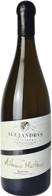 17,95 € Envío gratis | Vino blanco Antonio Montero Alejandrvs Crianza D.O. Ribeiro Galicia España Treixadura Botella 75 cl