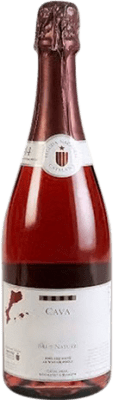10,95 € Envío gratis | Espumoso Rosado Apats Brut Nature Joven D.O. Cava Cataluña España Garnacha, Trepat 75 cl