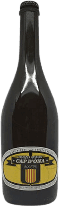8,95 € Бесплатная доставка | Пиво Apats Cap d'Ona Blonde Франция бутылка 75 cl