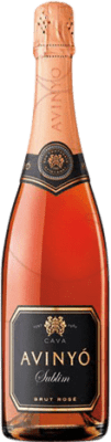 18,95 € 送料無料 | ロゼスパークリングワイン Avinyo Caves Sublim Rose Brut 予約 D.O. Cava カタロニア スペイン Pinot Black ボトル 75 cl