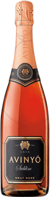 14,95 € Envío gratis | Espumoso Rosado Avinyo Caves Sublim Brut Rosé — Rosado Reserva D.O. Cava Cataluña España Pinot Negro 75 cl