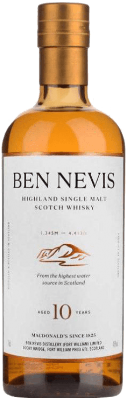 103,95 € Envoi gratuit | Single Malt Whisky Ben Nevis Royaume-Uni 10 Ans Bouteille 70 cl